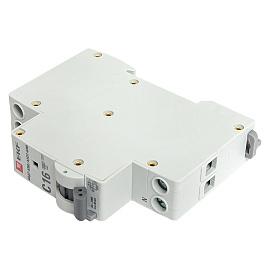 Выключатель автоматический дифференциального тока АВДТ 16А 2П двухполюсный характеристика C 6kA 30мА (1 модуль  электронный тип AС) АВДТ-63М DA63M-16-30 EKF