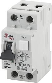 Выключатель автоматический дифференциального тока АВДТ 64 20А 1P+N двухполюсный характеристика C 6кА 30мА Pro ( NO-901-93 ) Б0031843 ЭРА
