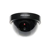 Муляж видеокамеры наблюдения (камеры видеонаблюдения) внутренней, купольная (черная) PROCONNECT 45-0220 REXANT