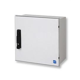 Бокс ЩМП Cubo N 400x400x200 мм, глухая стенка, поворотная ручка, полиэстер, IP66 NGRP404020P3SH ENSTO