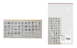 Комплект пиктограмм для маркировки щитков "Расширенный" SQ0817-0080 TDM