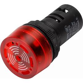 Сигнализатор звуковой ND16-22FS 22 мм красный LED АС220В 593399 CHINT