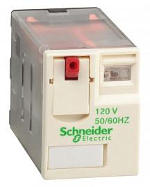 Реле миниатюрное 6А 4 перекидных конт. ~120В RXM4AB1F7 Schneider Electric