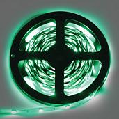 Светодиодная лента LED strip STD 14.4W/m 24V IP20 10mm 60Led/m Green зеленая  5м  S2DG14ESB ECOLA