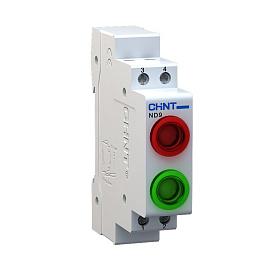 Индикатор ND9-2/gr зеленый+красный, AC/DC230В (LED) 594138 CHINT