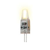 Лампа светодиодная 1,5 Вт G4 JC 3000К 100Лм прозрачная12В капсульная лампы JCD ( LED-JC-12/1,5W/WW/G4/CL SIZ05TR ) UL-00000183 Uniel