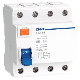 Выключатель дифференциального тока (УЗО) 40А 4П четырехполюсный 6кА 300мА тип AC (DB) NL1-63 200230 CHINT