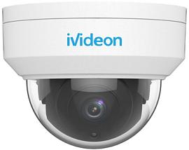 Камера видеонаблюдения (видеокамера наблюдения) купольная с POE, для улицы, для помещений, объектив 2.8 мм Dome ID12-E Ivideon