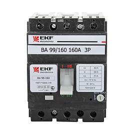 Выключатель автоматический 400А 3П трехполюсный ВА-99М 400/400А 3P 42кА тип AC IP30 mccb99-400-400m EKF