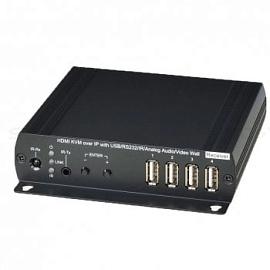 SC&T HKM02BR-4K Приемник KVM: HDMI(1.4, до 4K(30Гц), USB, аудио, RS232 и ИК сигналов по Ethernet до 150м (CAT5e/CAT6).