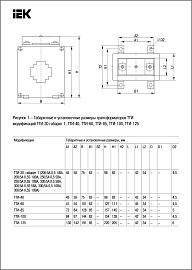 Трансформатор тока ТТИ-60 600/5А 15ВА класс 0,5S IEK ITT40-3-15-600 IEK