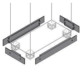 Фланец цоколя 100х600 ВхШ    ZN6000 ABB