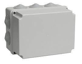 IEK  Коробка КМ41245 распаячная для о/п 190х140х120мм IP44 (UKO10-190-140-120-K41-44)