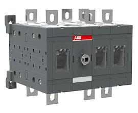 Реверсивный рубильник OT315E12C до 315А  3-полюсный (без ручки у правления)
