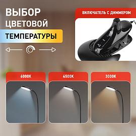 Светильник светодиодный настольный 9Вт LED черный ( NLED-454-9W-BK ) Б0019133 ЭРА