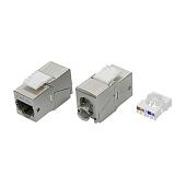 Модуль  Keystone RJ45 CAT6A экранированный(STP), 90 градусов,серебристый (форм-фактор S19) RNK6AF90TL DKC