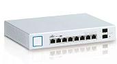 Коммутатор UniFi Switch PoE 8 портов Ethernet150W  + 2 SFP US-8-150W Ubiquiti