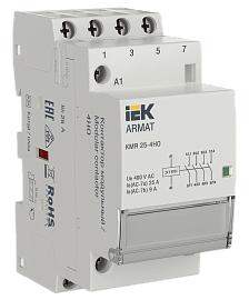 Контактор модульный ARMAT KMR 25А 24В AC/DC 4НО AR-KMR20-025-40-024 IEK