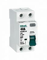 Выключатель дифференциального тока ВДТ (УЗО) 40А 2П двухполюсный 6кА 30мА тип AC УЗО-03 14209DEK DEKraft