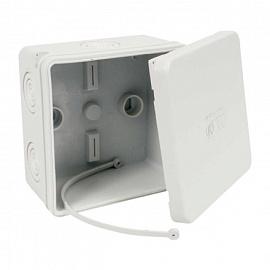 Коробка распределительная открытой установки  HF IP65 003.CS.K (KB) 88х88х48мм RAL7035 CARBON 003.CS.K_KB KOPOS