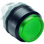 Кнопка управления MP3-11G зеленая выступающая (только корпус) с подсветкой без фиксации 1SFA611102R1102 ABB