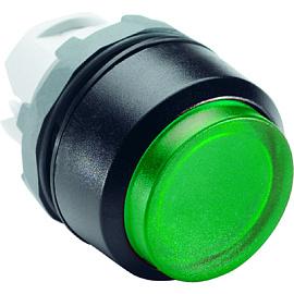 Кнопка управления MP3-11G зеленая выступающая (только корпус) с подсветкой без фиксации 1SFA611102R1102 ABB