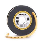 Маркер кабельный 2 для провода сеч.25мм желтый (1000шт в упак) CBMR25-2 39099 STEKKER
