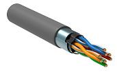 Кабель FTP, кат.5E 4x2х24AWG solid, LSZH, 305м, сер(LC1-C5E04-321)