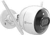 Камера видеонаблюдения (видеокамера наблюдения) Wi-Fi уличная цилиндрическая с распознаванием людей и авто, объектив 4 мм C3X Cloud EZVIZ