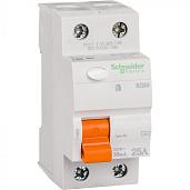 Выключатель дифференциального тока ВДТ (УЗО) 25А 2П двухполюсный 30мА Домовой ВД63 11450 Schneider Electric (4м)