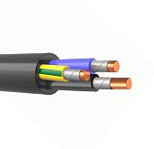 Кабель ВВГнг(A)-FRLS 3х1,5 ок (N,PE) -0,66 ИВКЗ
