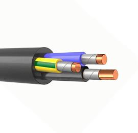 Кабель ВВГнг(A)-FRLS 3х1,5 ок (N,PE) -0,66 ИВКЗ