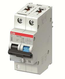 Выключатель автоматический дифференциального тока FS401M 10А 2П двухполюсный B 30мА 10кА 2CCL562110E0105 ABB