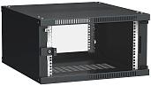 Шкаф LINEA WE 6U 600x650мм дверь стекло черный LWE5-06U67-GF ITK