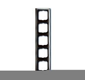 Рамка для розеток и выключателей 5 постов Basic55 entree-grey (1725-0-1535) 2CKA001725A1535 ABB