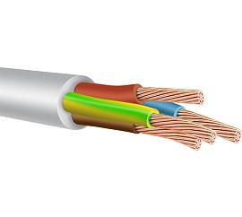 Провод ПВС 4х1.0 белый НКЗ