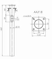 Закладная деталь фундамента ЗДФ-0,133-1,5(К200-150-4х20) для опоры 7 метров 02 00-001226 Пересвет