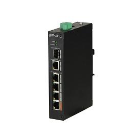 Коммутатор 4-портовый неуправляемый PoE DH-PFS3106-4ET-60 DAHUA