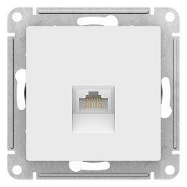 Розетка RJ-45 компьютерная RJ45, ATLASDESIGN кат. 5Е, механизм, ЛОТОС ATN001383 Systeme Electric