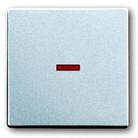 Клавиша для одноклавишных выключателей/переключателей/кнопок Impressivo красная линза, алюминий 2TKA000558G1 ABB
