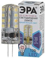 Лампа светодиодная 3 Вт G4 JC 4000К 240Лм 12В капсульная ( LED JC-3W-12V-840-G4 ) Б0033194 ЭРА