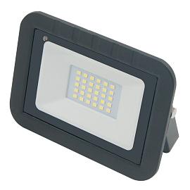 Прожектор светодиодный уличный LED ULF-Q512 30W/DW SENSOR IP65 220-240B BLACK с датчиком движения и освещенности. Дневной свет (6500K). Корпус черный. UL-00003170 ТМ Volpe