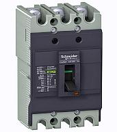 Выключатель автоматический 63А 3П трехполюсный 10кА IP40 400B EZC100 3T EZC100F3063 Systeme Electric