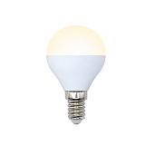 Лампа светодиодная 7 Вт E14 G45 3000К 600Лм матовая 175-250В шар Norma ( LED-G45-7W/WW/E14/FR/NR ) UL-00003820 Uniel