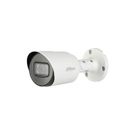 Камера видеонаблюдения (видеокамера наблюдения) аналоговая уличная цилиндрическая HDCVI мультиформатная 2Мп объектив 2,8мм фиксированный DH-HAC-HFW1200TP-0280B DAHUA