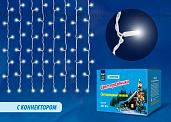 Гирлянда светодиодная Занавес 3х2м 240 Led Белый свет, с эффектом мерцания, соединяемая ULD-C2030-240/TWK WHITE IP67 UL-00001356 Uniel