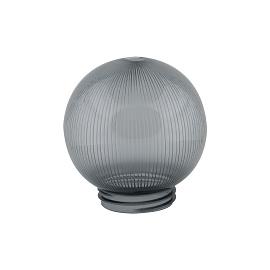 Рассеиватель UFP-Р150A SMOKE  призматический (с насечками) шар, 150мм. Тип соединения резьбовой,  дымчато-серый 08087 Uniel