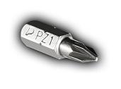 Бита магнитная для шуруповерта "Профи" PZ-1х25мм (2шт), блистер ПРАКТИКА 035-608