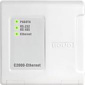 Преобразователь интерфейса RS-232/RS-485 в Ethernet, U-пит.11...28.4 В, I-потр.90 мА, IP20  С2000 Ethernet БОЛИД