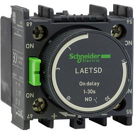 Контакт дополнительный для контакторов LC1E с выд. на вкл. 0,1-30c LAETSD SE